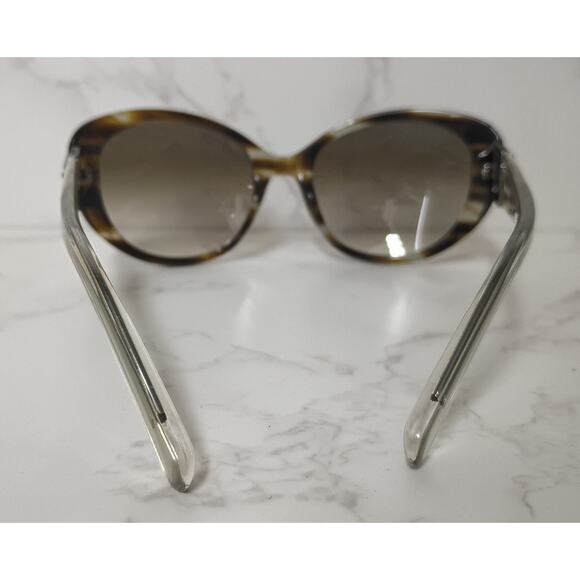 NEW Vera Wang EUDORA Tortoise/Clear Sunglasses with Crystals - Picture 4 of 7